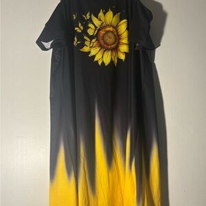 SHEIN Curve Black Crewneck Top